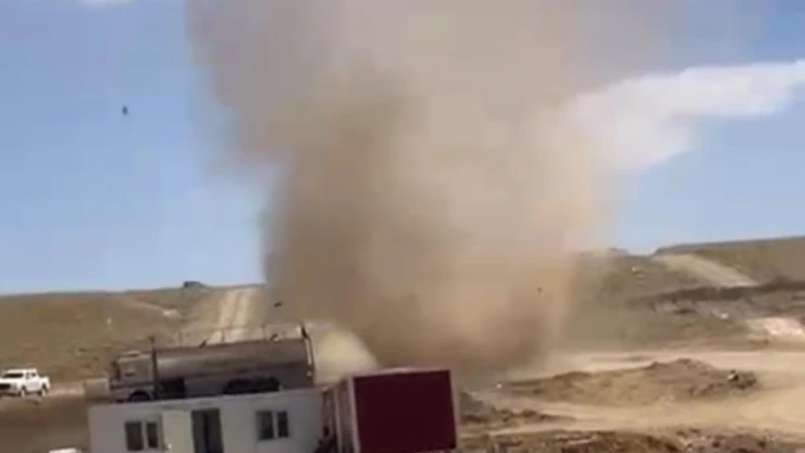 Muş'ta hortum paniği