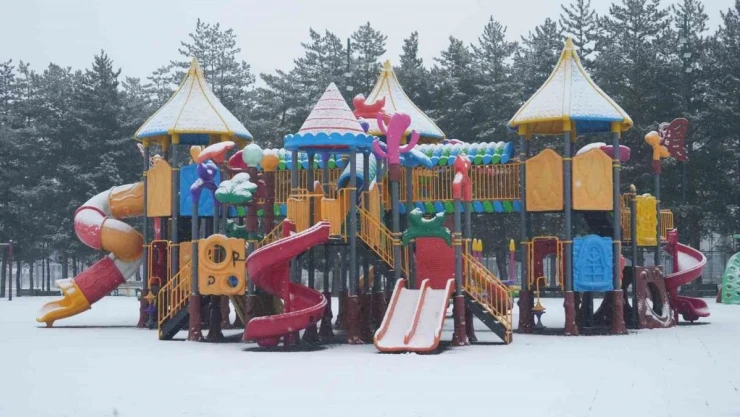 Muş'ta lapa lapa kar yağdı