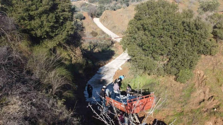 Nazilli Belediyesi kırsal mahallelerdeki çalışmalarını sürdürüyor