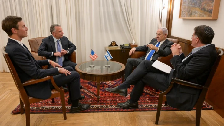 Netanyahu, Trump'ın Orta Doğu Özel Temsilcisi Witkoff ve damadı Kushner ile bir araya geldi