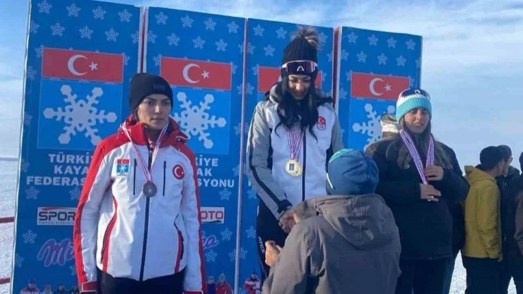 Niğdeli milli sporcu Tuncer, Kayak Şampiyonasında birinci oldu