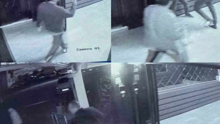 O anlar kamerada: Polis, kavga ettiği komşusunu silahla vurdu