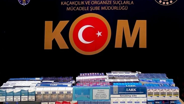 Polisten kaçak sigara operasyonu