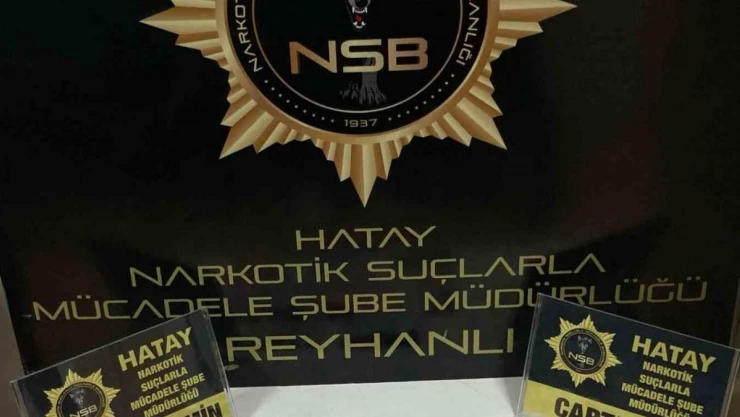 Reyhanlı'da uyuşturucu ticareti yapan 2 şahıs tutuklandı