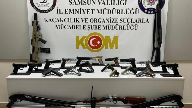 Samsun'da 'Kafes' operasyonu: 8 kişi tutuklandı