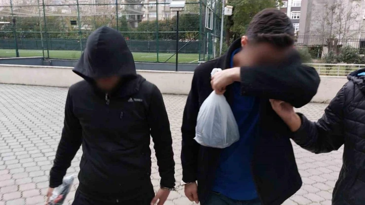 Samsun'da  uyuşturucu ticaretinden 2 kişi gözaltına alındı