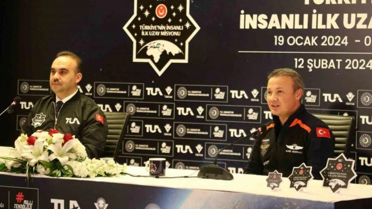 Sanayi ve Teknoloji Bakanı Kacır, 'Alper Gezeravcı'nın gerçekleştirdiği Uzay Bilim Misyonu bir ilktir, ama son olmayacaktır'
