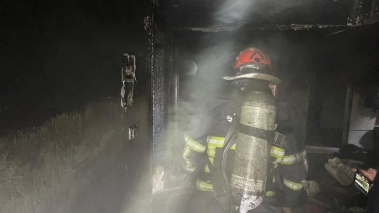 Şanlıurfa'da evde çıkan yangın söndürüldü