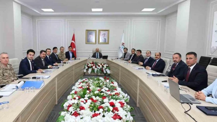 Seçim güvenliği toplantısı yapıldı