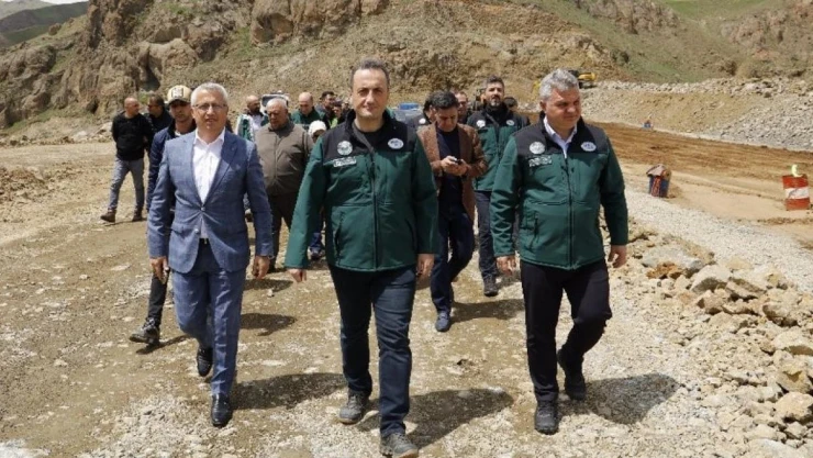 Şehitler Barajı'nın yapımı sürüyor