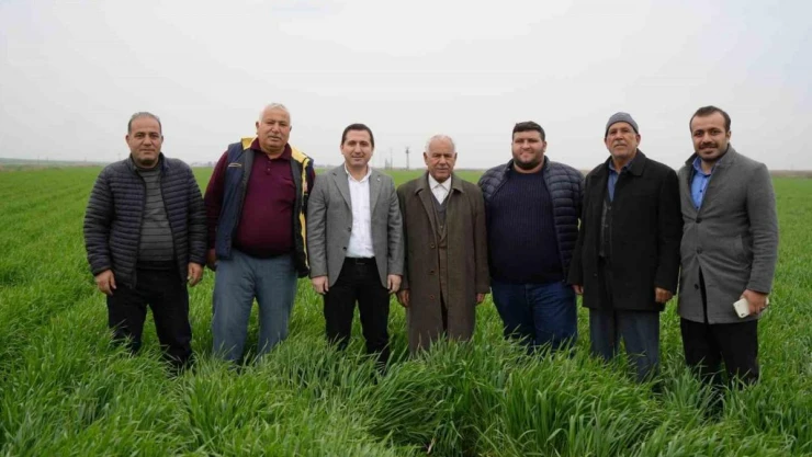 Sınırın sıfır noktasında çiftçilerin zorlu gübre atma mesaisi başladı