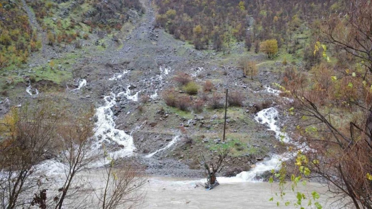 Şırnak'ta sağanak sonrası çaylardaki su seviyesi yükseldi