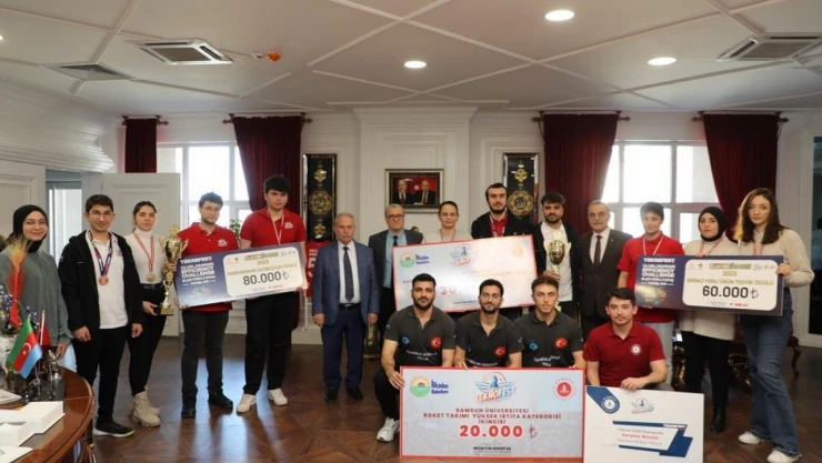 TEKNOFEST'te derece yapan takımlara ödül