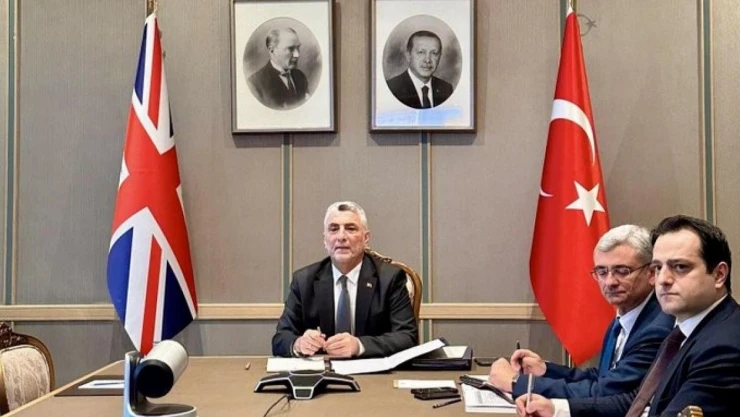 Ticaret Bakanı Bolat, İngiliz mevkidaşı Reynolds ile görüştü