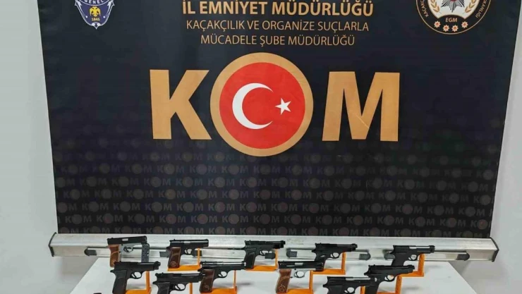 Trabzon'da silah kaçakçılarına operasyon