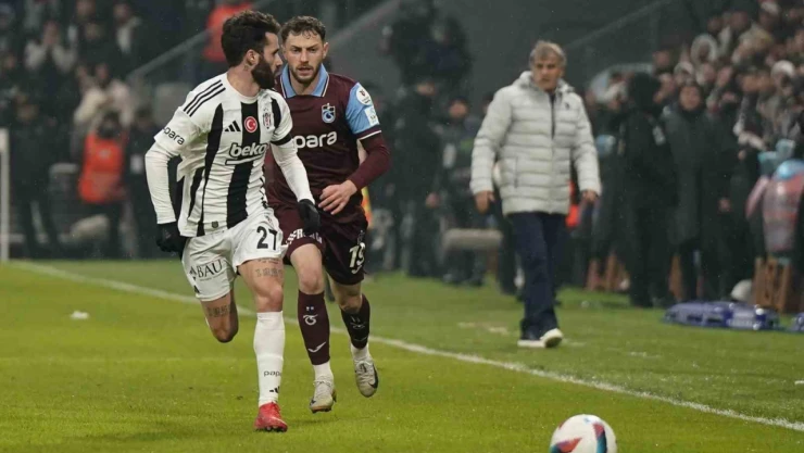 Trendyol Süper Lig: Beşiktaş: 2 - Trabzonspor: 1