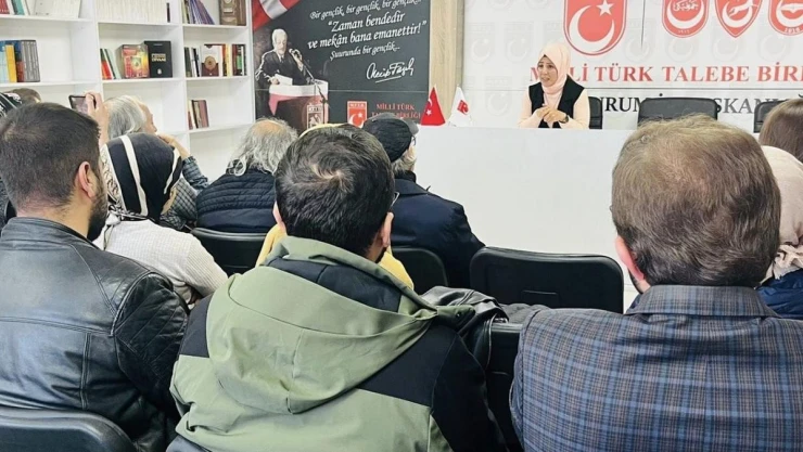TYB Erzurum Şubesi'nde Cumhuriyetin 100. yılında kadınlar konuşuyor