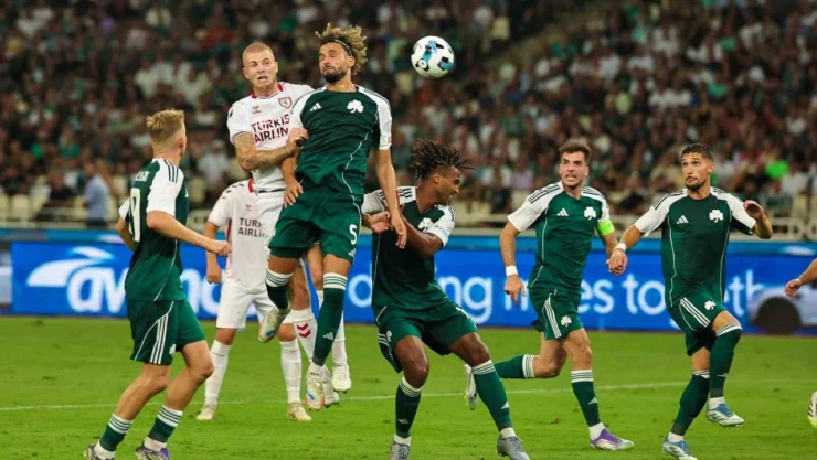 UEFA Avrupa Ligi: Panathinaikos:2-Samsunspor:1