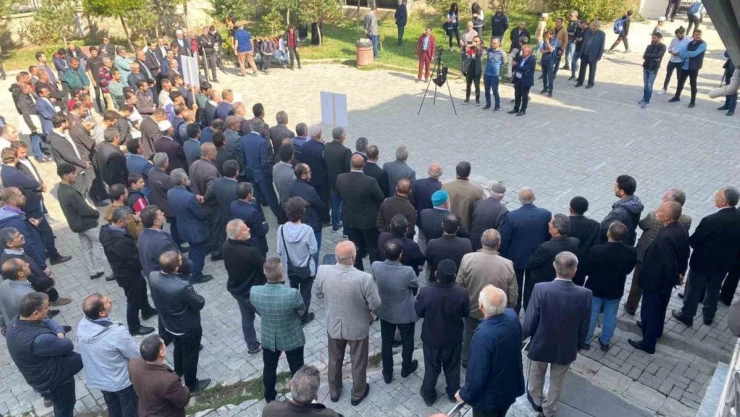 Van'da Filistin'e destek, İsrail'e tepki