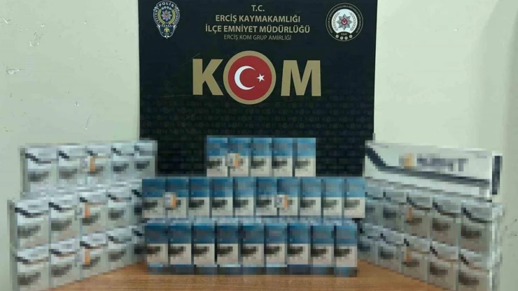 Van'da gümrük kaçağı malzemeler ele geçirildi