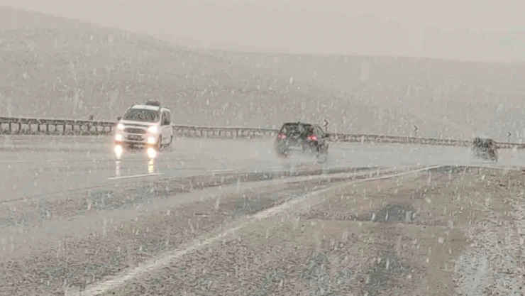 Van'da lapa lapa kar yağıyor