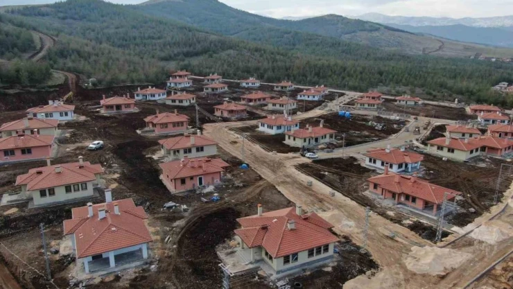 Villaları aratmayan köyevleri 4 Şubat'ta teslim ediliyor