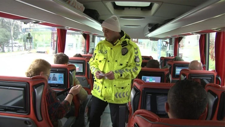 Yarıyıl tatili öncesi 15 Temmuz Şehitler Otogarı'nda denetim