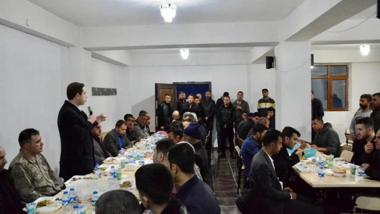 Yedisu Kaymakamı Başar, güvenlik korucularıyla bir araya geldi