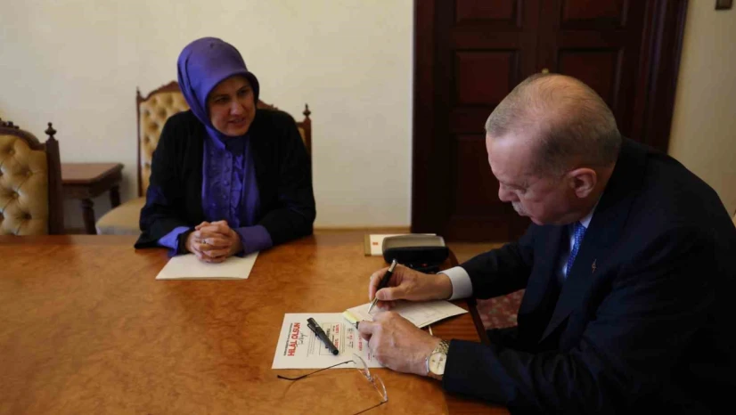 Cumhurbaşkanı Erdoğan kurban vekaletini Türk Kızılay'a verdi
