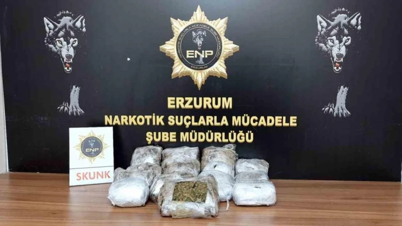 Erzurum'da uyuşturucu operasyonu