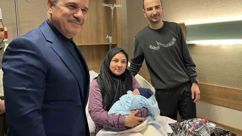 Konya yeni yıla Alparslan bebekle 'merhaba' dedi