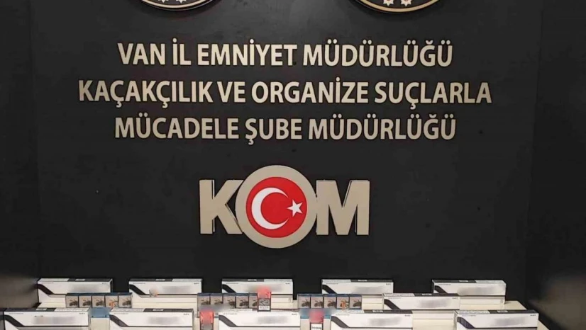 Van'da gümrük kaçağı malzemeler ele geçirildi