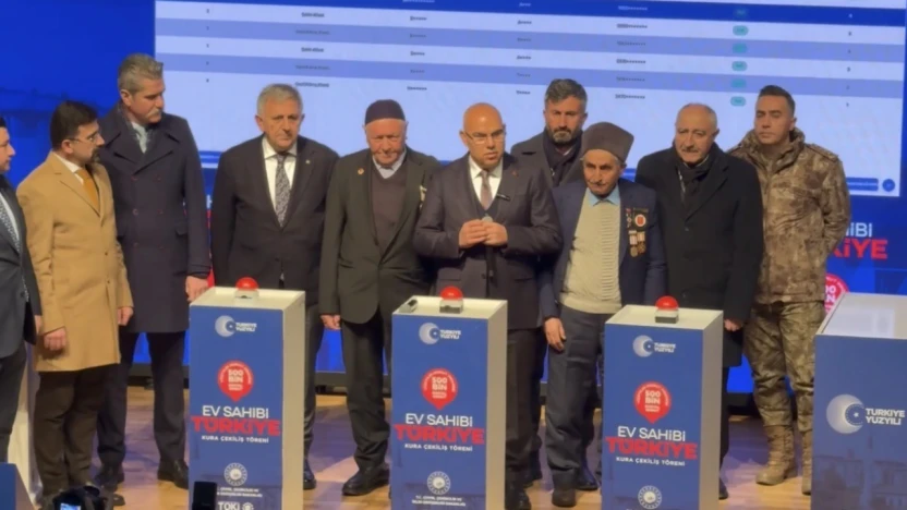 Ağrı'da sosyal konut kurası çekildi: İşte detaylar