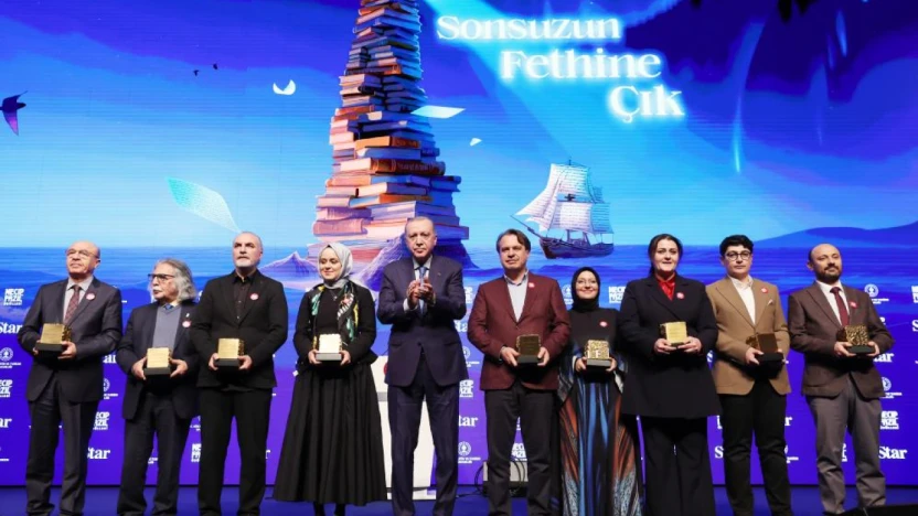 Necip fazıl ödülleri töreninde Erdoğan'dan Gazze mesajı: Netanyahu firavun zihniyeti