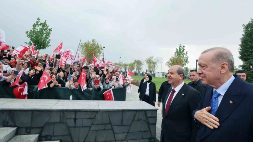 Cumhurbaşkanı Erdoğan: 'KKTC Cumhuriyet Yerleşkesi, Kıbrıs Türk halkının kararlılığının sembolüdür'