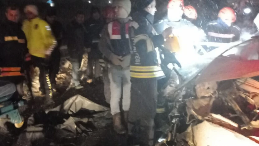 Erzurum'da feci kazada hayatını kaybeden 4 kişinin kimlikleri belli oldu