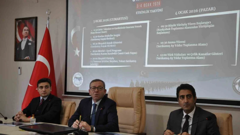 Sarıkamış Şehitleri 3-4 Ocak'ta anılacak