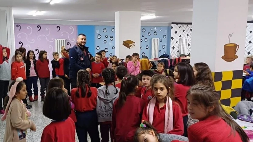 Simav'da etüt öğrencilerine izcilik eğitimi