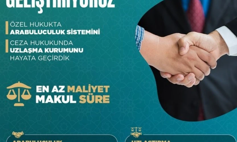 Adalet sisteminde önemli adım: Arabuluculukta rekor uzlaşma sayısı