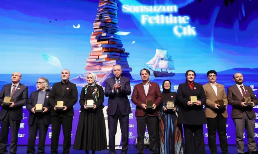 Necip fazıl ödülleri töreninde Erdoğan'dan Gazze mesajı: Netanyahu firavun zihniyeti