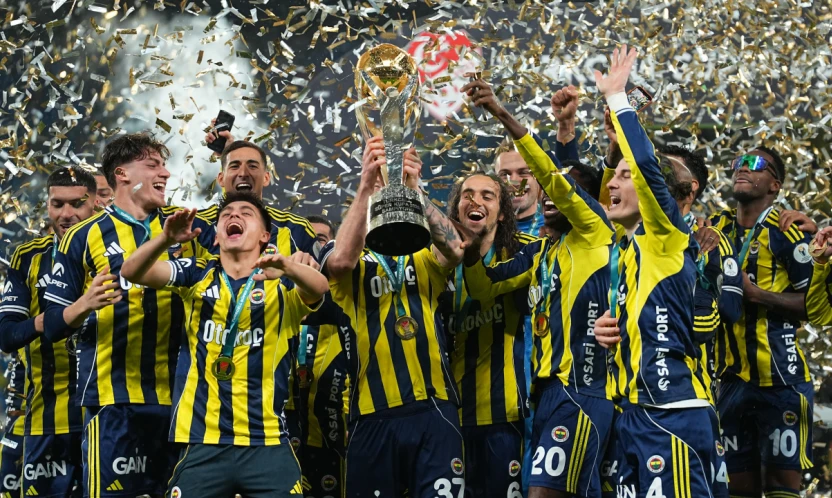 Atatürk olimpiyat'ta kupa coşkusu: fenerbahçe süper kupa'yı kazandı