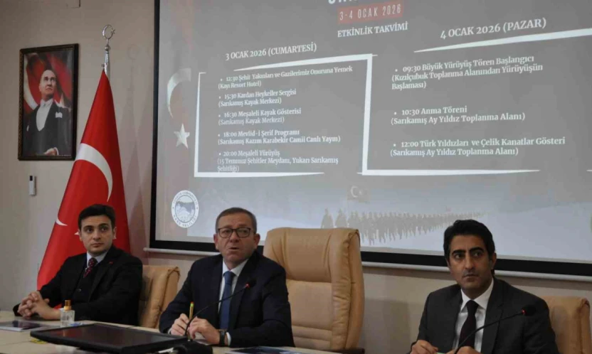 Sarıkamış Şehitleri 3-4 Ocak'ta anılacak