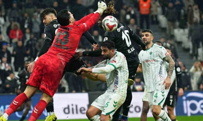 Kritik virajda beşiktaş'tan konyaspor'a kırmızı kartlı cevap: 2-1
